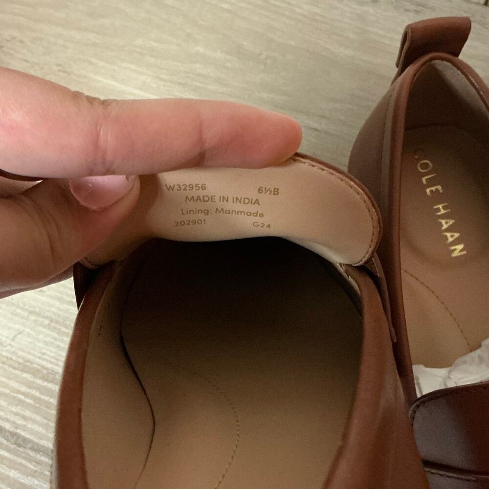 Cole Haan Women's Stassi Soft Leather Penny Loafers 6.5B - Picture 7 of 9